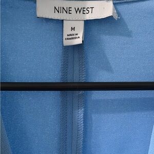 Nine West Sky Blue Blouse
